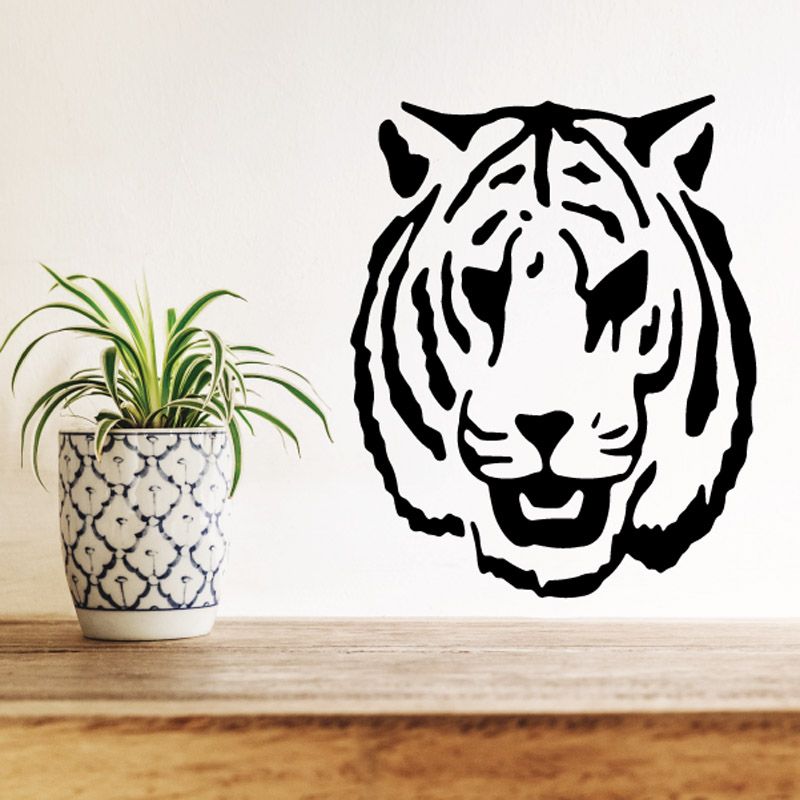 Image of Humble Face Tiger Decal