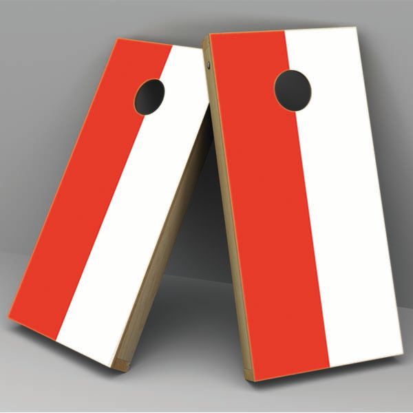 Indonesia Flag Cornhole Board Vinyl Decal Wrap