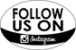Follow Us on Instagram Sticker - Vinyl Sticker - Car Sticker - 001, isolated printed sticker artwork