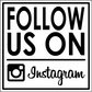 Follow Us on Instagram Sticker - Vinyl Sticker - Car Sticker - 003, isolated printed sticker artwork