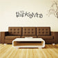 Thanksgiving wall decal with 'it's thanksgiving' lettering
