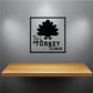 Thanksgiving turkey frame decal with 'It's TURKEY Time' text