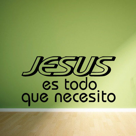 Image of Jesus es todo que necesito Decal