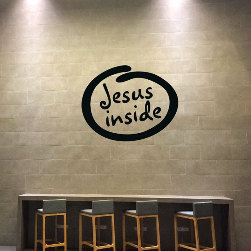 Image of Jesus inside Decal