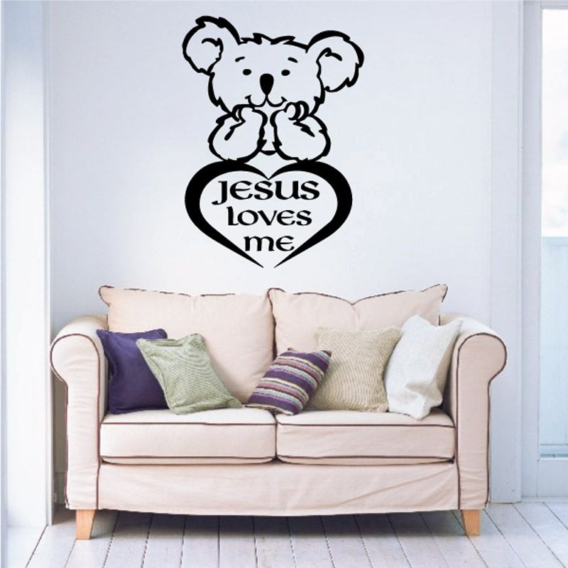 Image of Jesus Loves me Decal 