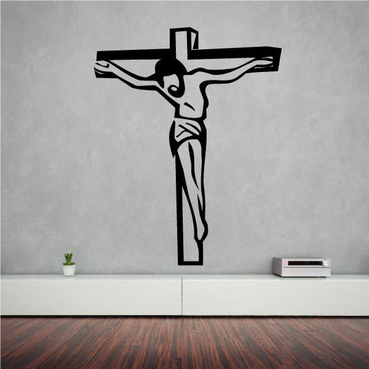 Image of Jesus On the Cross Decal