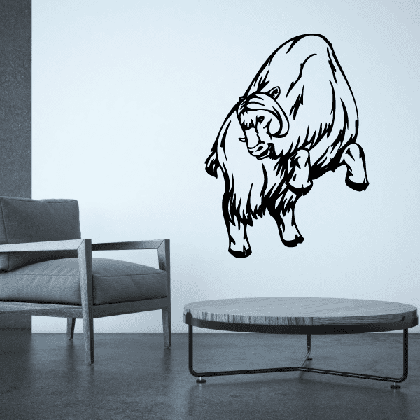 Image of Jumping Mountain Goat Decal