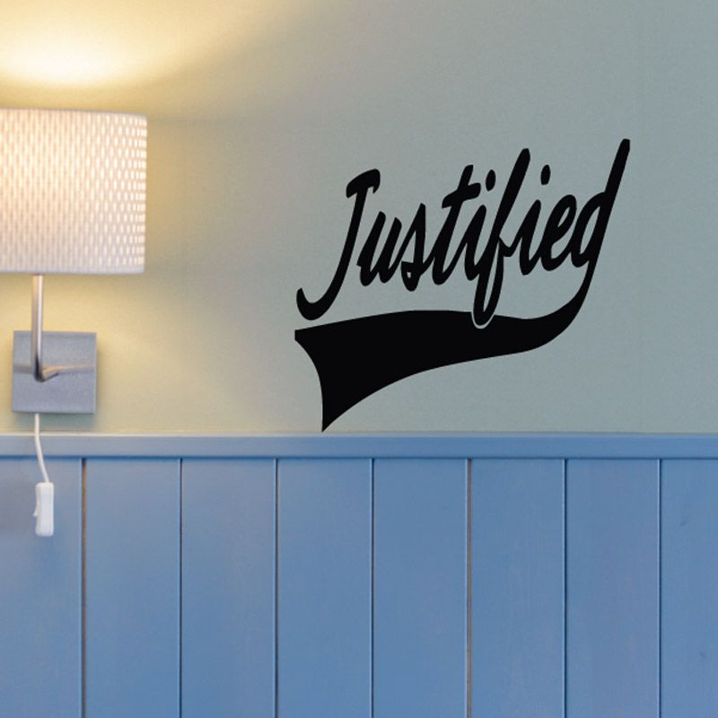 Image of Justified Decal