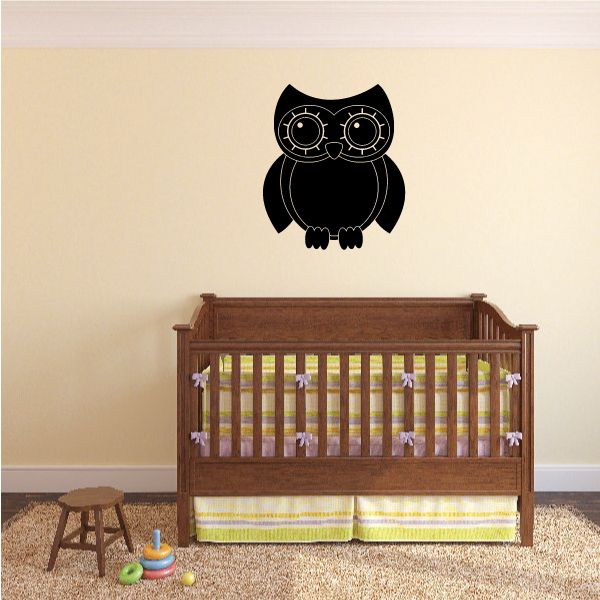 Image of Kids Greeting Owl Decal