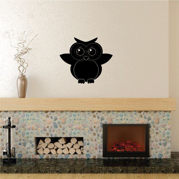 Image of Kids Owl Wings Flapping Decal