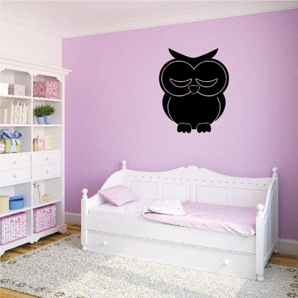 Image of Kids Sleepy Owl Decal