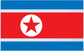Flag sticker with red field, white circle, and centered five-point star