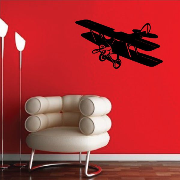 Landing Detailed Biplane Decal – Vinyl Disorder