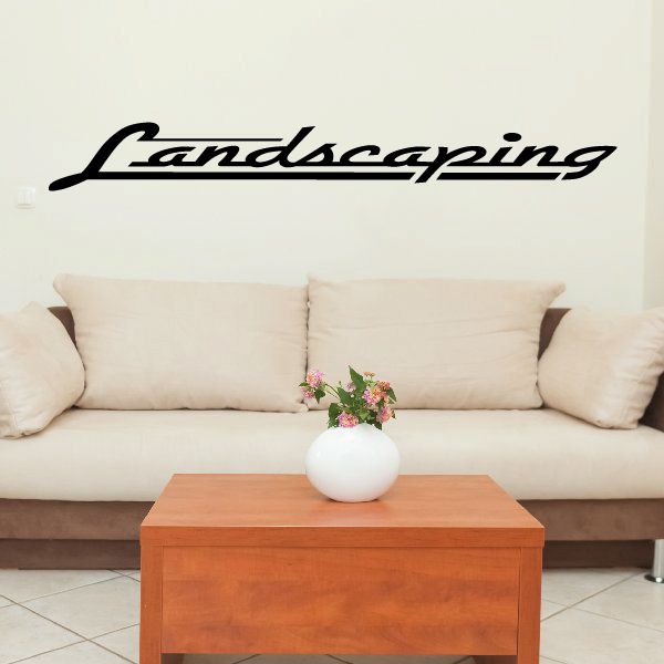 Image of Landscaping Wall Decal - Vinyl Decal - Car Decal - Business Sign - MC574