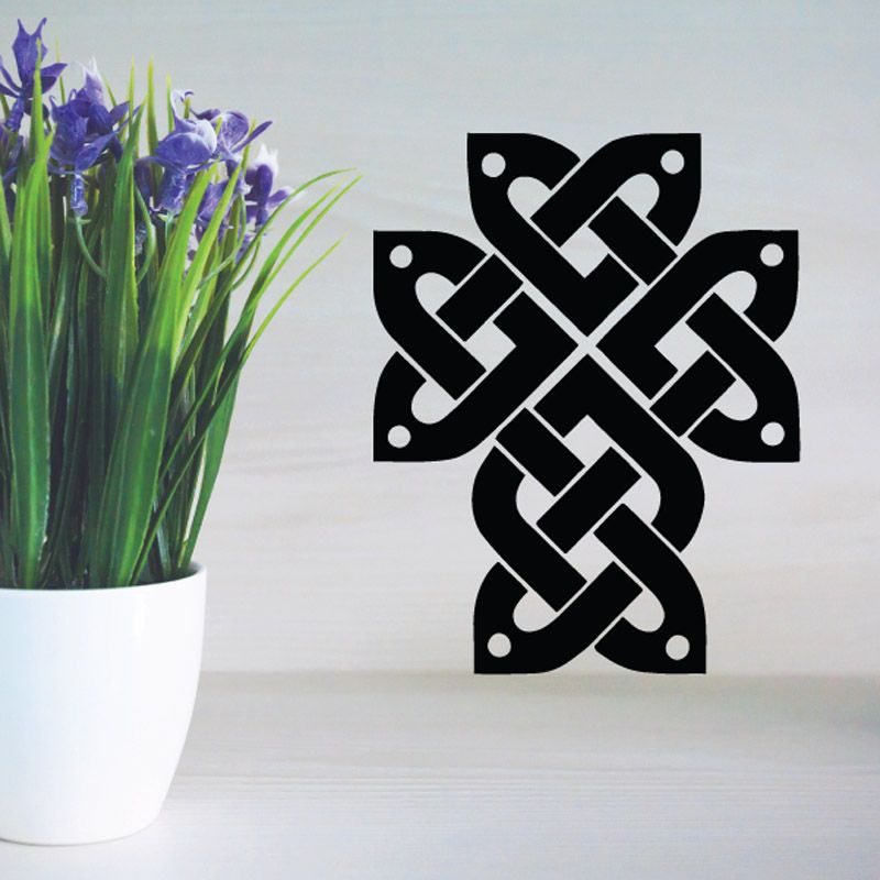 Image of Large Celtic Cross Decal