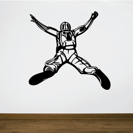 Image of Leaping Out Skydiving Decal