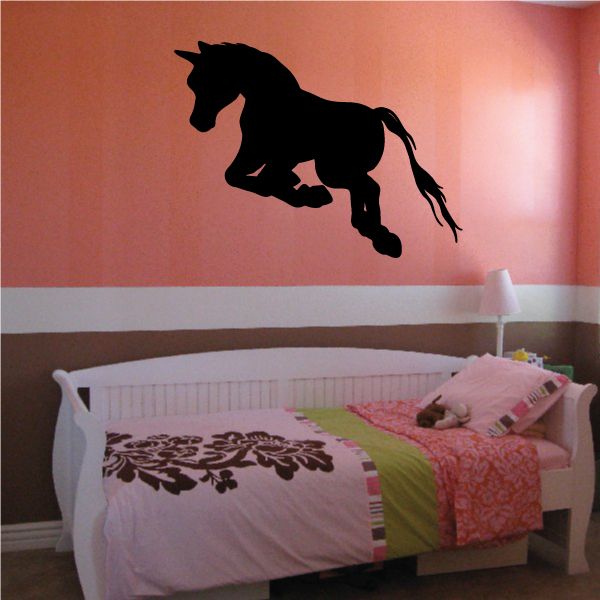 Image of Leaping Pony Silhouette Decal