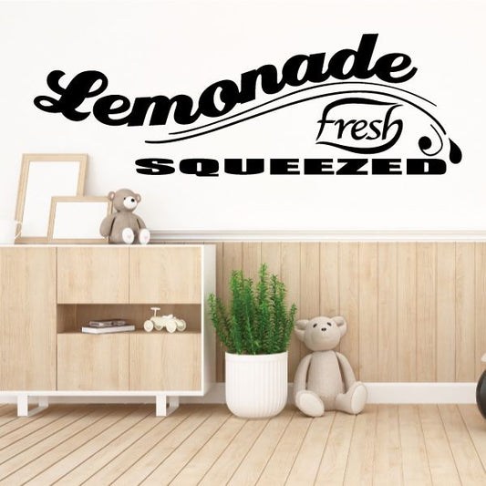 Image of Lemonade Fresh Squeezed Wall Decal - Vinyl Decal - Car Decal - Business Sign - MC594