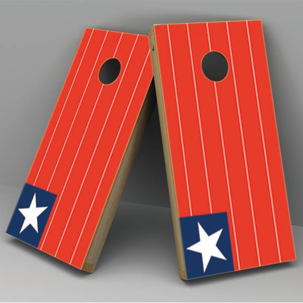 Liberia Flag Cornhole Board Vinyl Decal Wrap