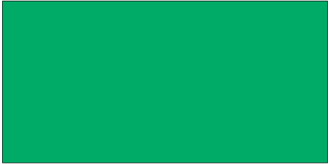 Libya flag sticker, solid green rectangular design