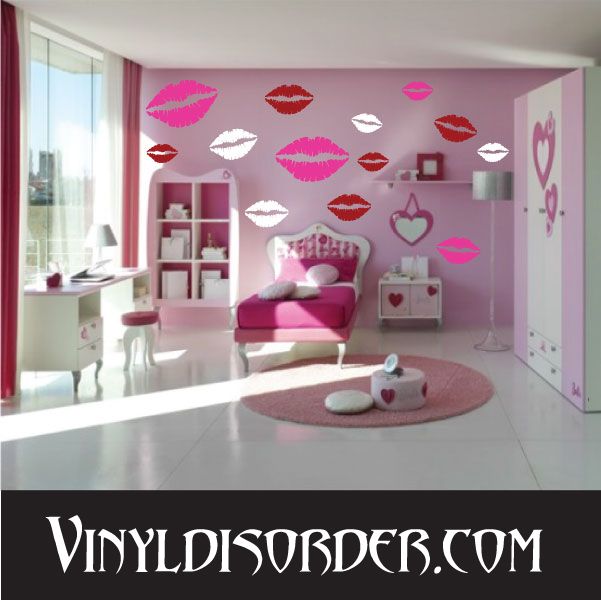 Lips Wall Decals Kit