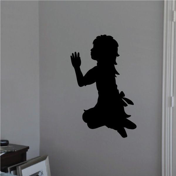 Image of Little Girl Praying Decal