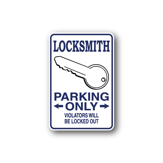 Image of Locksmith Parking Only Sticker