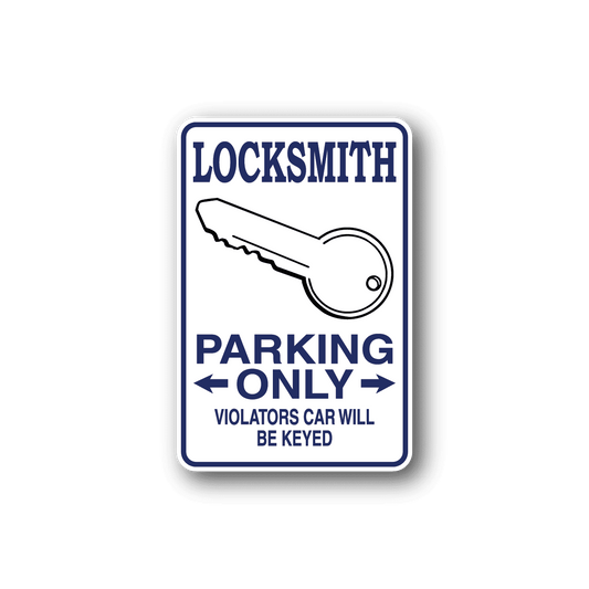 Image of Locksmith Parking Sticker