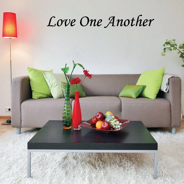 Image of Love One Another One Line Decal