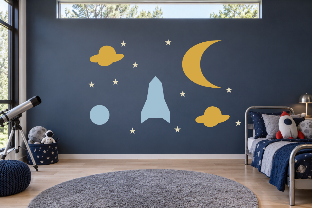 Lunar Landing Wall Decal Kit