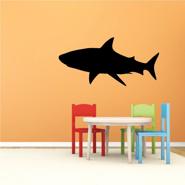 Image of Lurking Shark Silhouette Decal