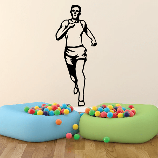 Image of Male Runner Vinyl Decal