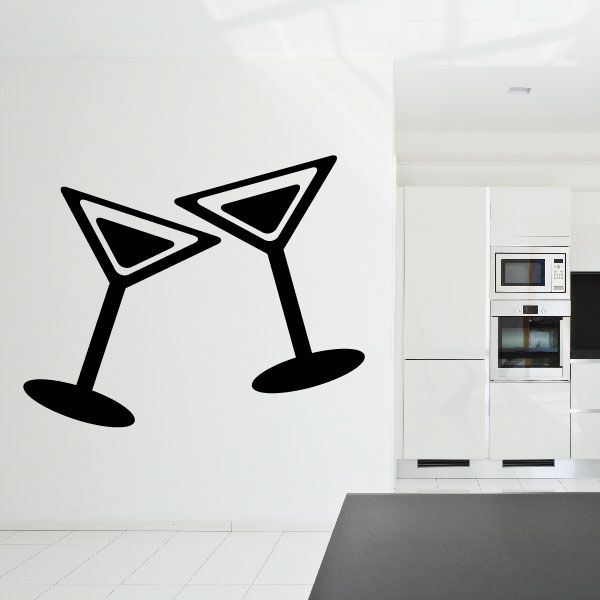 Image of Martini Clink Decal