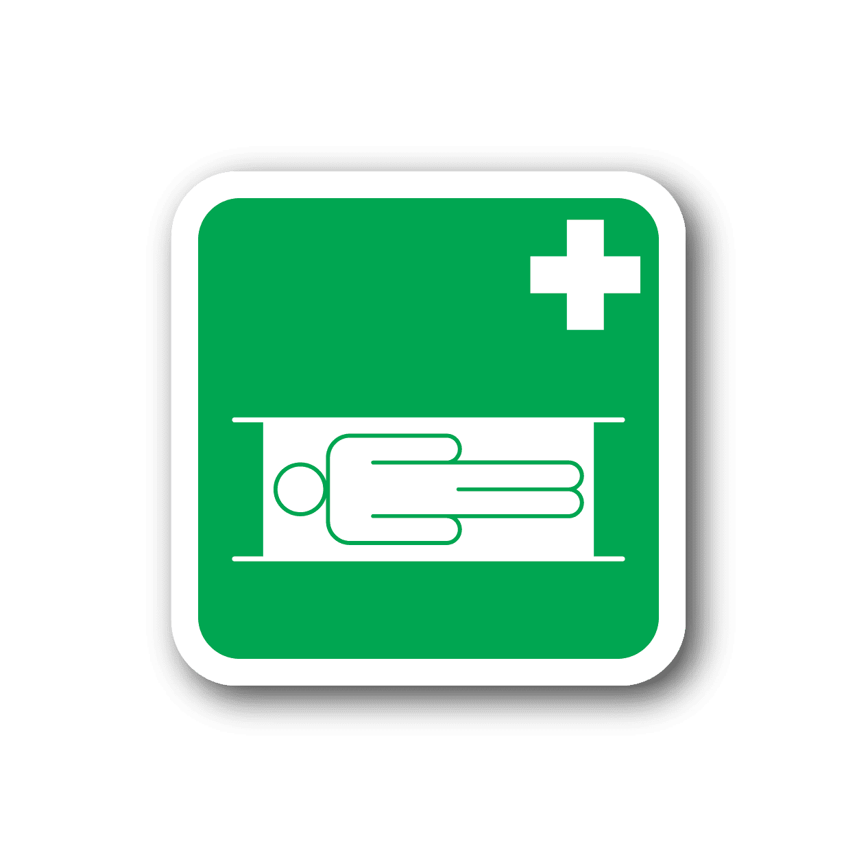 Image of Medical Stretcher Sticker