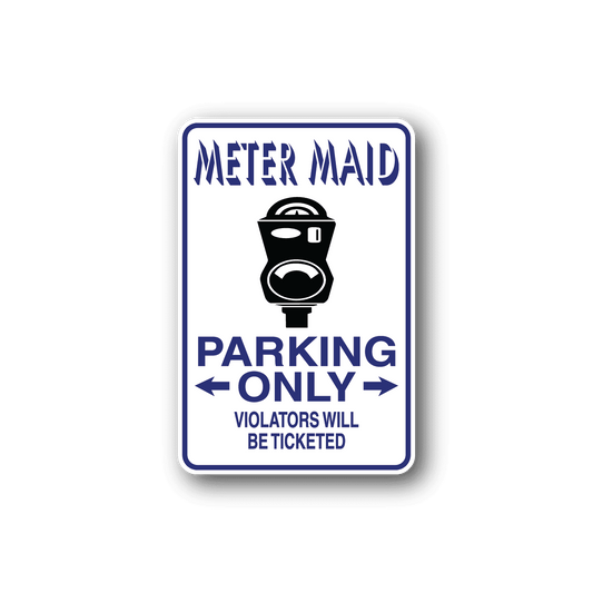 Image of Meter Maid Parking Only Sticker