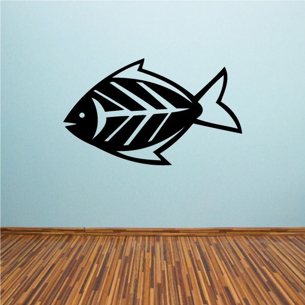 Image of Minimal Sea Bass Decal