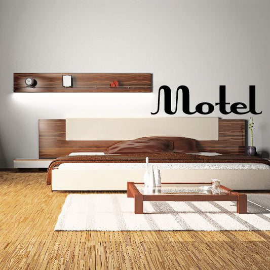 Image of Motel Wall Decal - Vinyl Decal - Car Decal - Business Sign - MC523