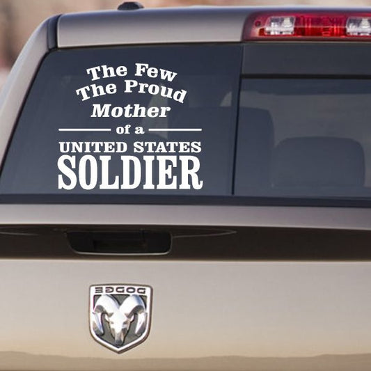 Image of Mother Of A Soldier Decal