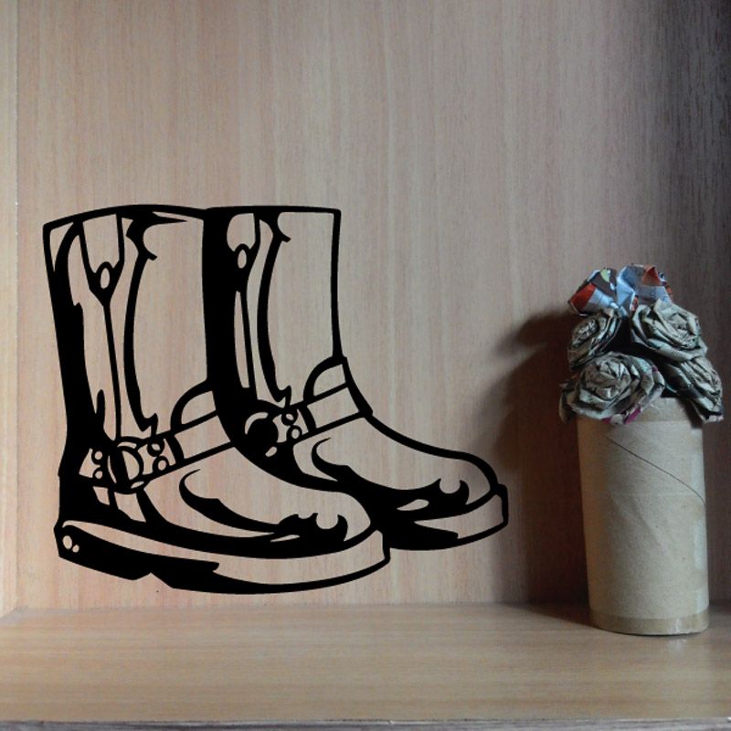 Image of Motorcycle Boots Decal