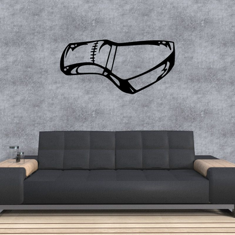 Black motorcycle seat decal with white stripe graphic, die-cut sticker