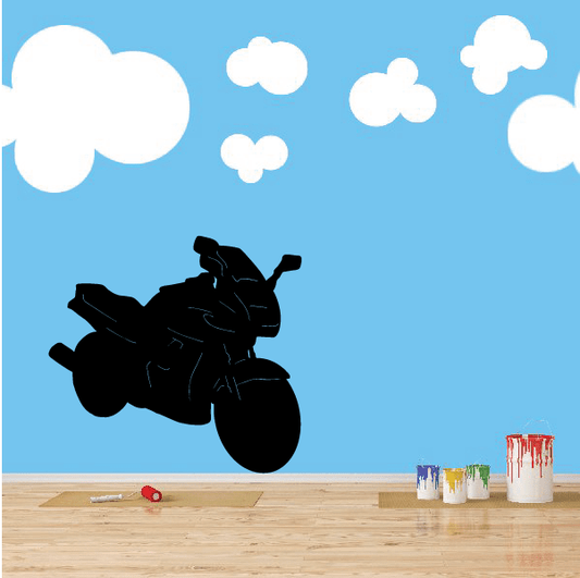 Image of Motorcycle Wall Decal - Vinyl Decal - Car Decal - 059