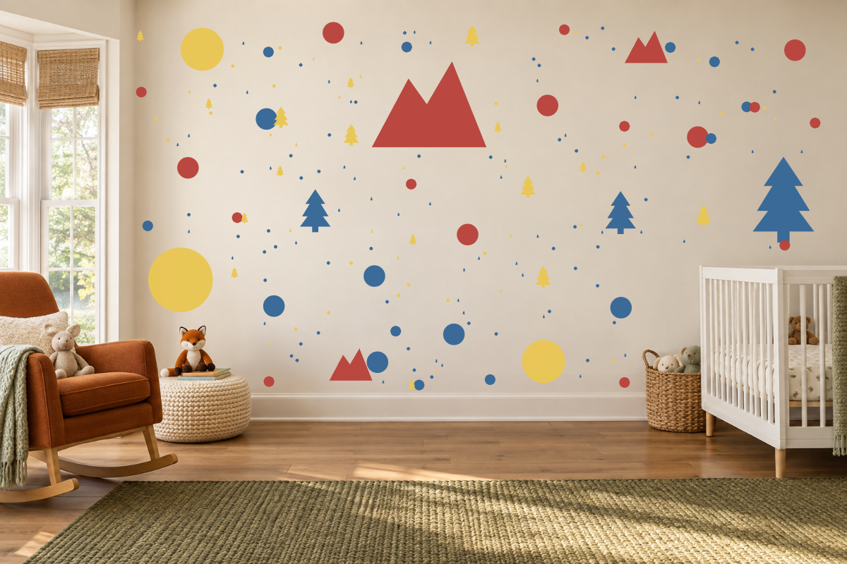Mountain Hideaway Wall Decal Kit