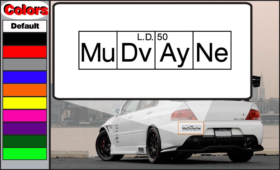 Image of Mudvayne LD50 Decal