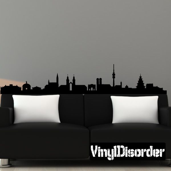 Image of Munich Skyline Decal