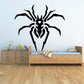 Mutant spider wall decal, black silhouette with long spidery legs
