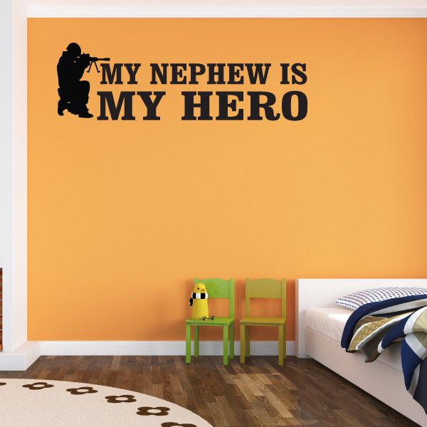 Image of My Nephew Is My Hero Aiming Decal