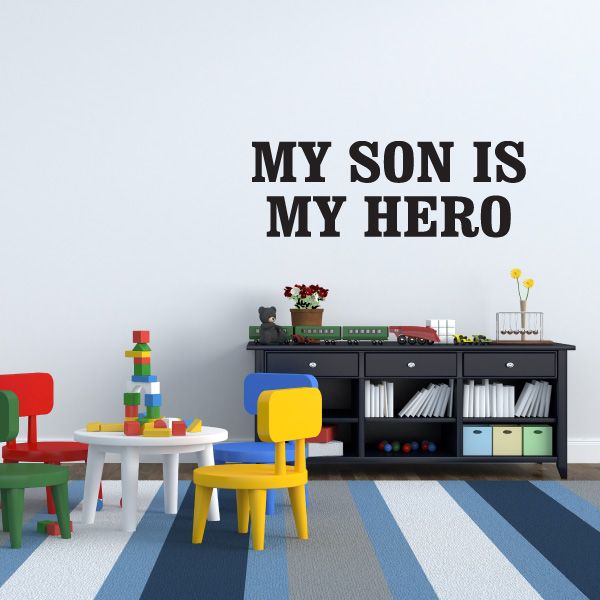 Image of My Son Is My Hero Decal