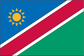Namibia Flag Sticker, isolated printed sticker artwork