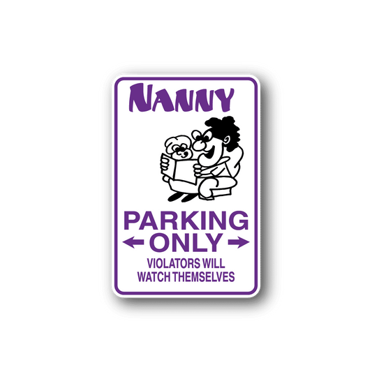 Image of Nanny Parking Sticker