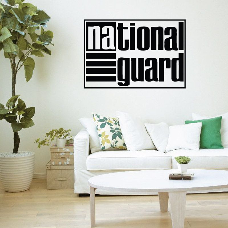 Image of National Guard Logo Decal